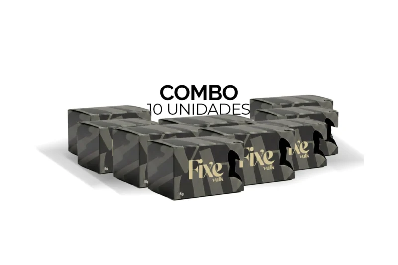 Combo 10 Unidades Cera Modeladora Fixe VULK - 15g