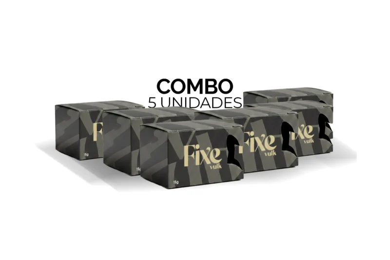 Combo 5 Unidades Cera Modeladora Fixe VULK - 15g