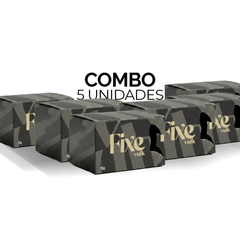 Combo 5 Unidades Cera Modeladora Fixe VULK - 15g